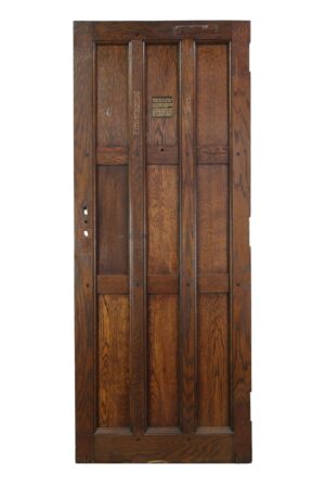 Entry Doors - Arts & Crafts 9 Pane Dark Oak Wood Entry Door 78.75 x 31.6