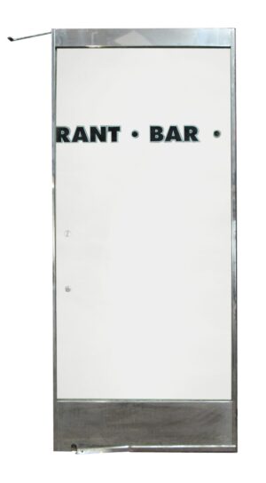 Entry Doors - Commercial Full Glass Metal Frame Entry Door 92 x 39.5