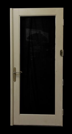 Entry Doors - Old Glass Paneled Entry Door 79.25 x 36