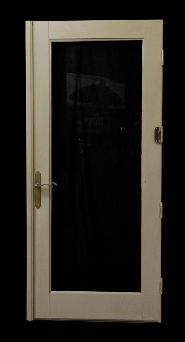 Entry Doors - Old Glass Paneled Entry Door 79.25 x 36