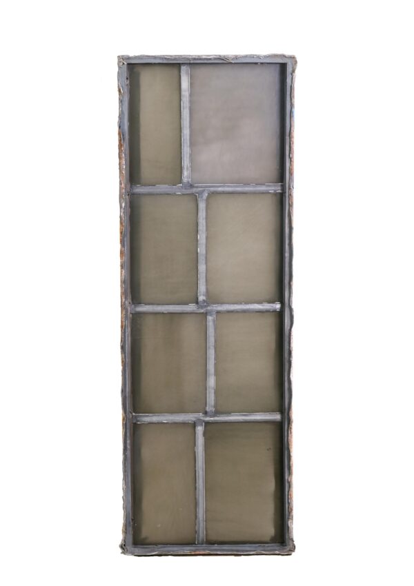 Exclusive Glass - Robert Sowers 8 Pane Gray JFK Airport Stained Glass Window