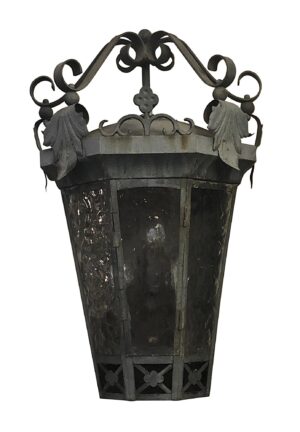 Exterior Lighting - Antique Exterior French Iron 23 in. Wall Sconce