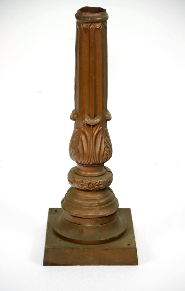 Exterior Materials - Antique 26 in. Cast Iron Newel Post Base