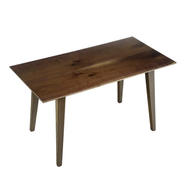 Farm Tables - Handcrafted 4.5 ft Walnut Taper Legs Dining Table