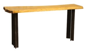 Farm Tables - Live Edge Table with Metal Legs
