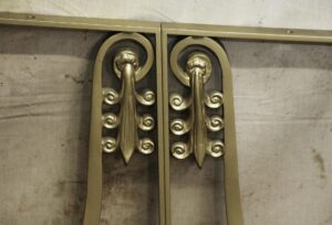Railings & Posts - Waldorf Astoria Art Deco Brass Interior Railing with Slight Slant