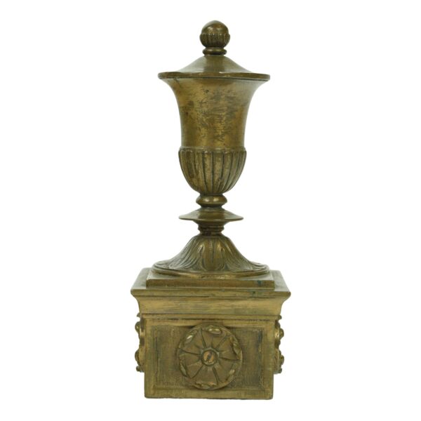 Finials - Reclaimed 8.75 in. Cast Bronze Urn Finial for Newel Post