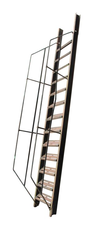 Fire Safety - Vintage Cast Iron Fire Escape Staircase with Hand Rails