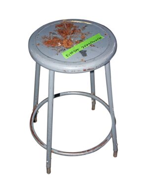 Flea Market - Adjustable Industrial Round Steel Stool