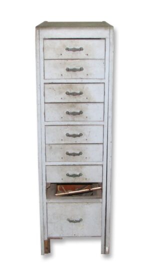 Flea Market - Antique Tall Wooden File Cabinet
