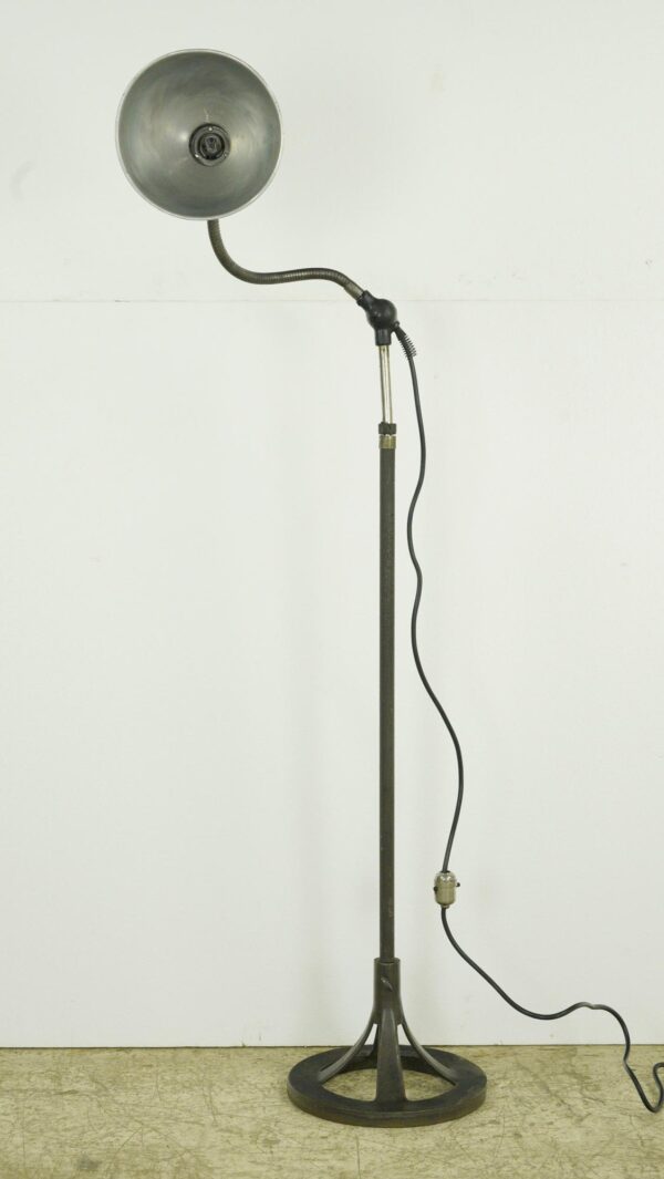 Floor Lamps - 1920s The Burdick Corp. Zoalite Adjustable Floor Lamp