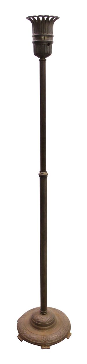 Floor Lamps - Cast Iron Art Deco Floor Lamp