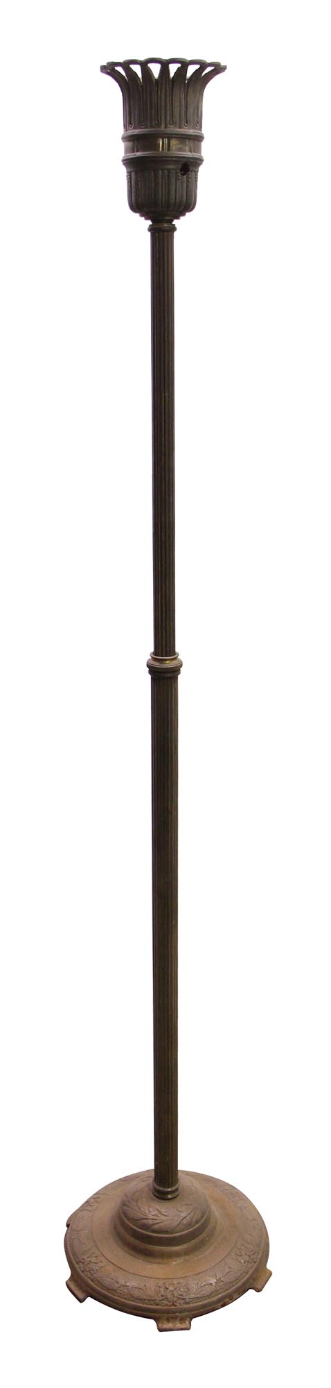 Floor Lamps - Cast Iron Art Deco Floor Lamp