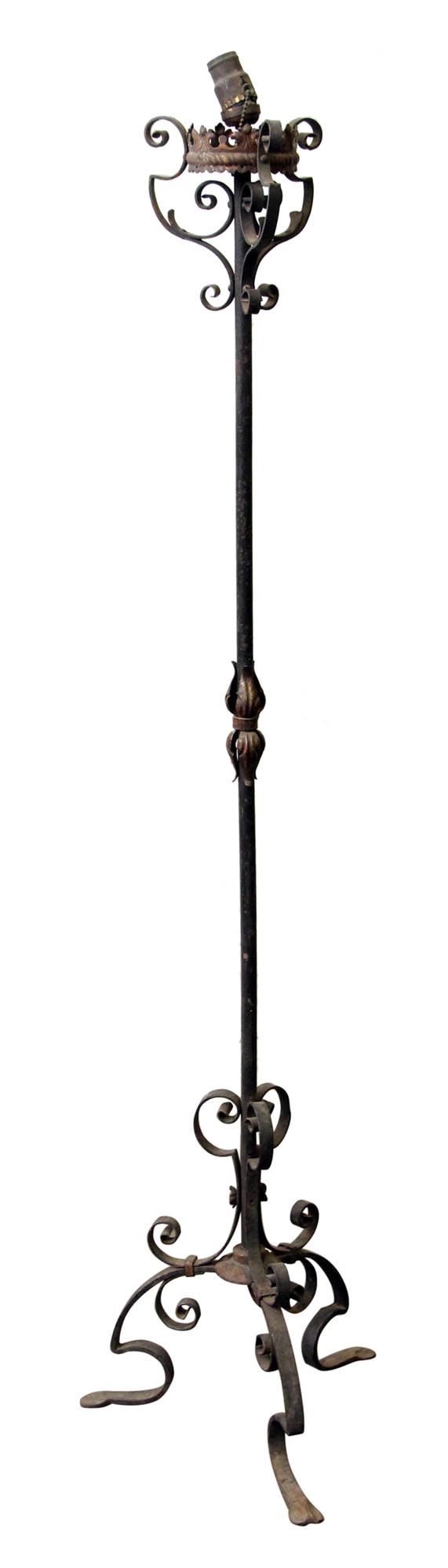 Floor Lamps - Wrought Iron Lantern Standing Lamp