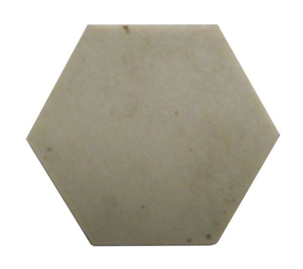 Floor Tiles - Off White Hexagon Shaped Small Tiles