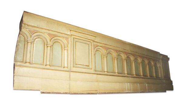 Flooring & Antique Wood - Reclaimed 12 ft French Provincial Balcony Wall Panel