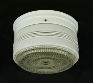 Flush & Semi Flush Mounts - 8.75 in. Round White Flush Mount Ceiling Light