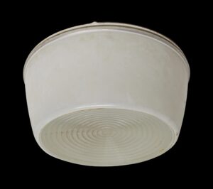 Flush & Semi Flush Mounts - European Modern Holophane Glass Flush Mount