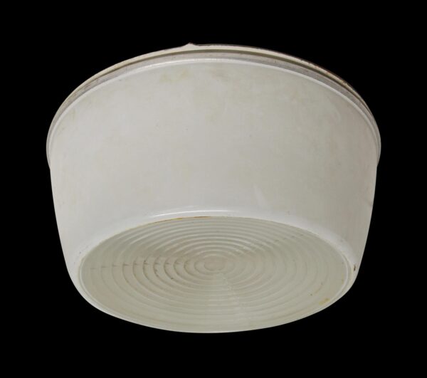 Flush & Semi Flush Mounts - European Modern Holophane Glass Flush Mount