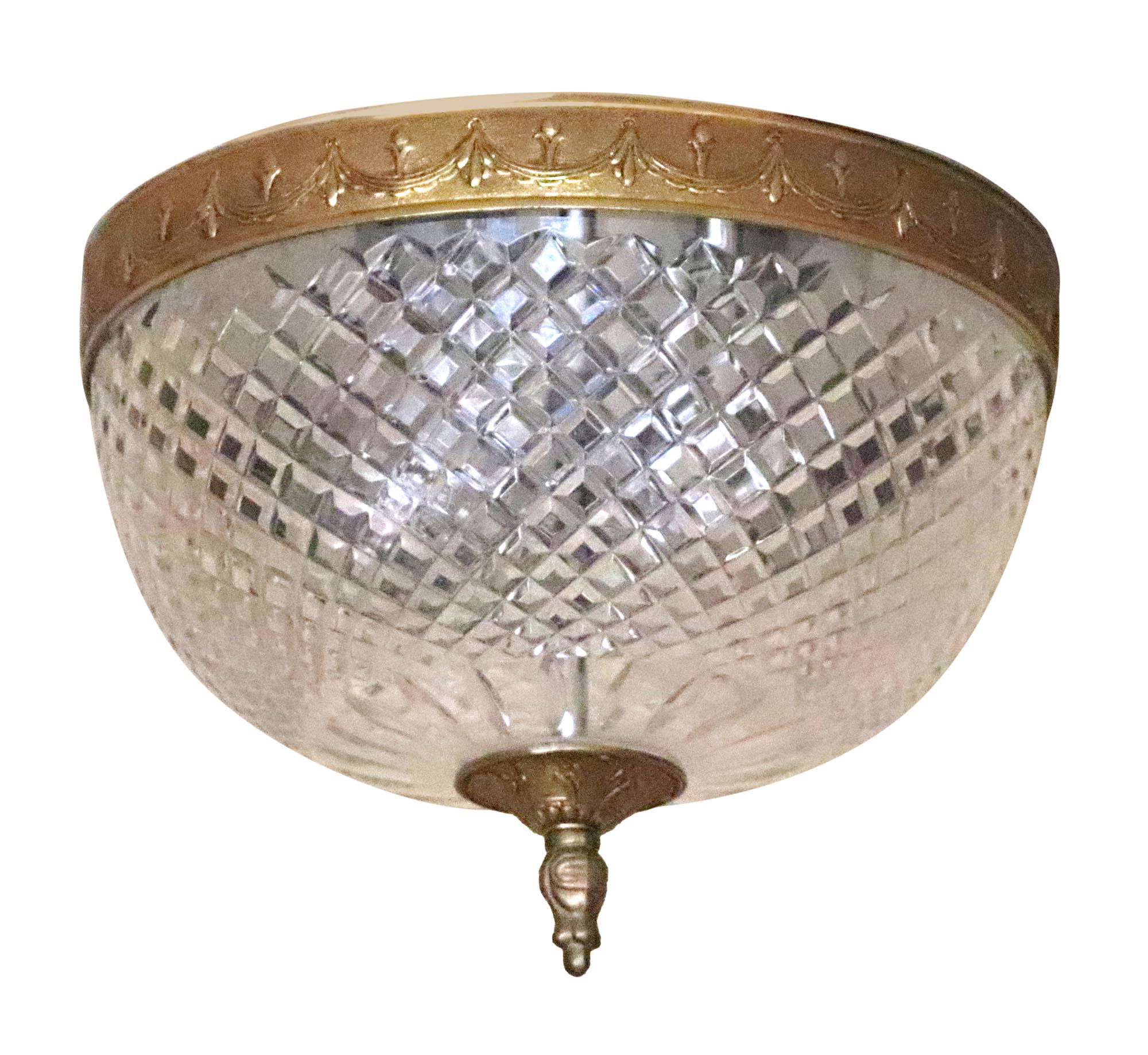 Antique brass flush mount hotsell