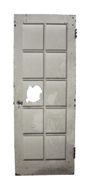 French Doors - 10 Lite Antique French Door 79.5 x 30