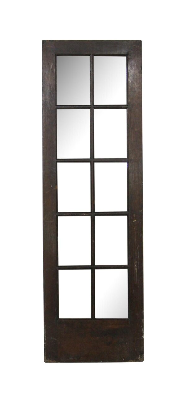 French Doors - Vintage 10 Lite Wood French Door 83.5 x 26