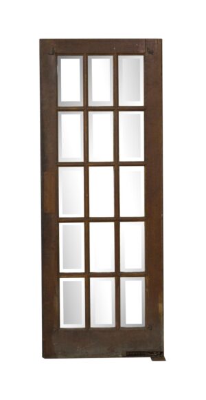 French Doors - Vintage 15 Beveled Lite Swinging French Door 77.75 x 29.75