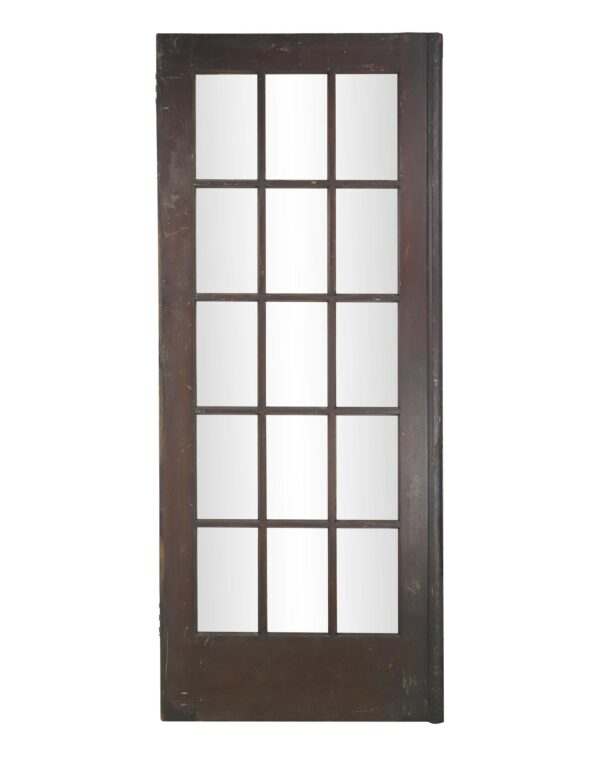 French Doors - Vintage 15 Lites Pine French Door 84.125 x 34.5