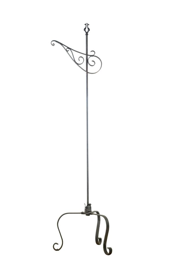 Garden Elements - Antique 57.5 in H Swirl Black Wrought Iron Plant Stand