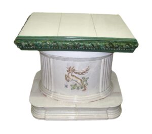 Garden Elements - Large Scale Porcelain Ceramic Plant Base