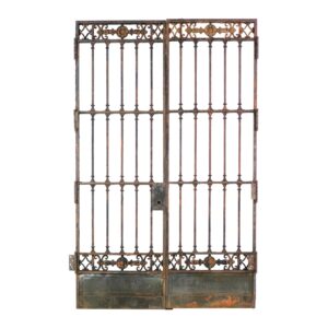 Gates - 1900s Wrought Iron Gates from Grand Wall St. Entry