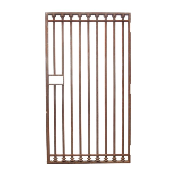 Gates - 1920s Large Wrought Iron Antique Gate 87 x 48.875