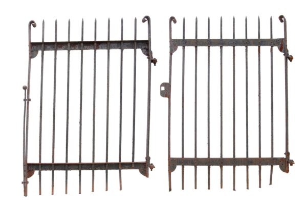 Gates - 6 ft. Tall  x 8 ft.  Antique Wrought Iron Double Entry Gates
