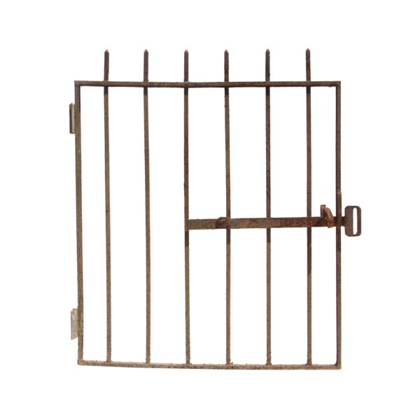 Gates - Antique Wrought Iron Simple Design Garden Gate 39 x 32.5