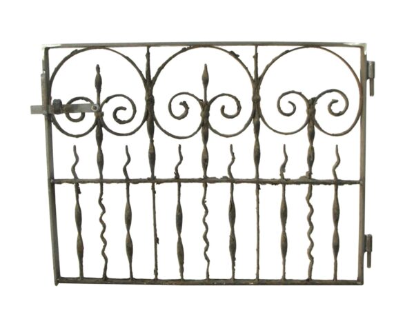 Gates - Brooklyn Brownstone Fleur de lis Wrought Iron Antique Gate