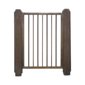 Gates - Reclaimed Art Deco Brass Bank Teller Gate