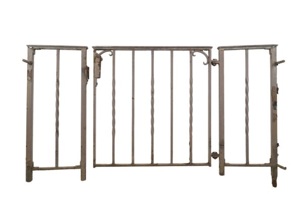Gates - Reclaimed Wrought Iron Gate Set 82 in. Wide