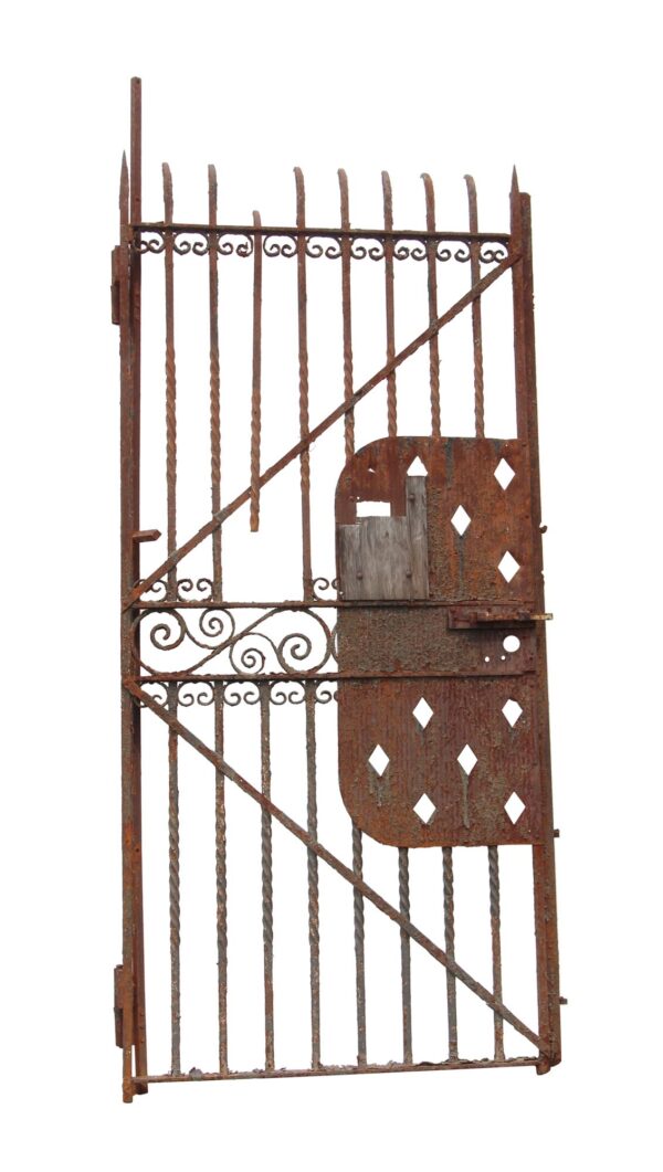 Gates - Rusted Wrought Iron Gate or Door