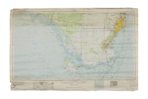 Globes & Maps - Vintage 1962 US Geological Survey Paper Map of Miami