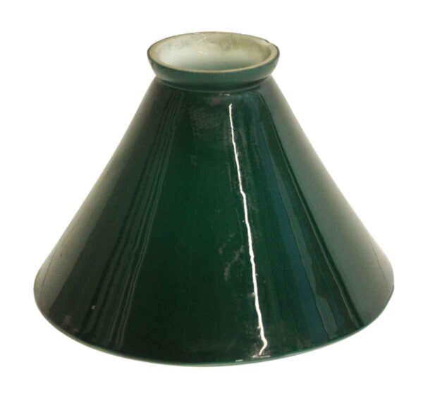 Globes & Shades - Vintage 6.25 in. Green Emeralite Glass Shade