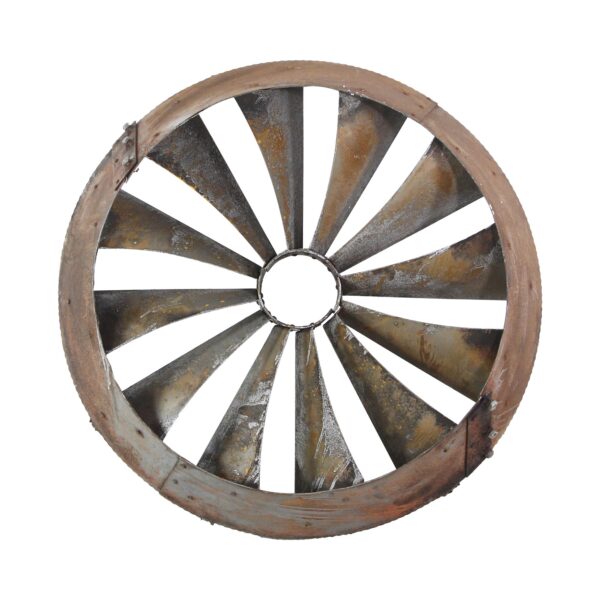 Heating Elements - Large 33.75 in. Riveted Industrial Circular Steel Vent