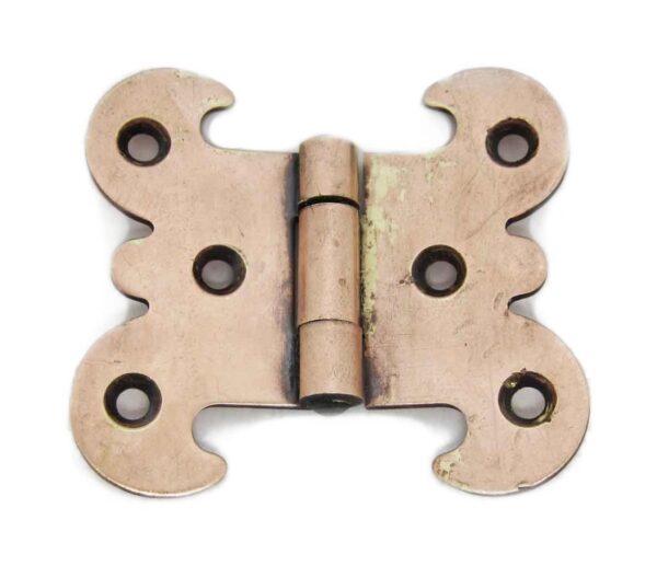 Ice Box Hardware - Antique Butterfly Bronze Ice Box Hinge