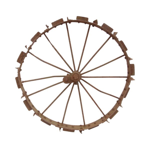 Industrial - Antique Wrought Iron Farm Tractor or Wagon Wheel