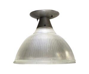 Industrial & Commercial - 1940s 16 in. Holophane Flush Mount Kitchen Fixture