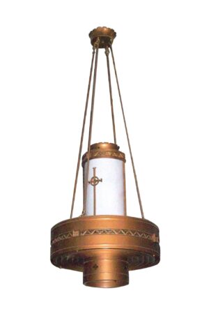 Industrial & Commercial - Art Deco Hanging Pendant Light Chandelier