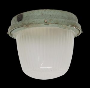Industrial & Commercial - Vintage Industrial Flush Mount Light