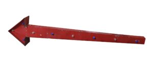 Industrial & Commercial - White & Blue Flashing Red Arrow Light