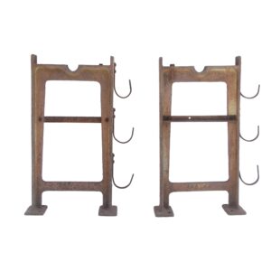 Industrial Machine Legs - Pair of 25 in. Machine Base Cast Iron Legs
