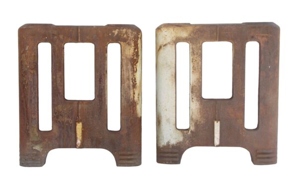 Industrial Machine Legs - Pair of Reclaimed 28 in. Industrial Cast Iron Table Legs