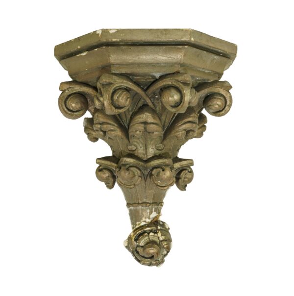 Interior Materials - Antique Architectural Plaster Corbel Wall Accent